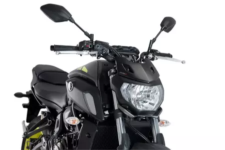 Puig Sport New Generation предно стъкло за мотоциклет за Nakedbike черно - 1439J