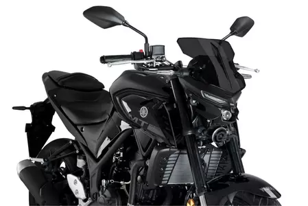 Szyba motocyklowa Puig Sport New Generation do Nakedbike'a mocno przyciemniany - 20285F