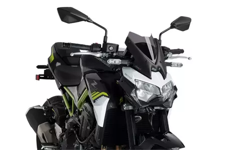 Vjetrobran motocikla Puig Sport New Generation za Nakedbike, jako zatamnjen - 3840F