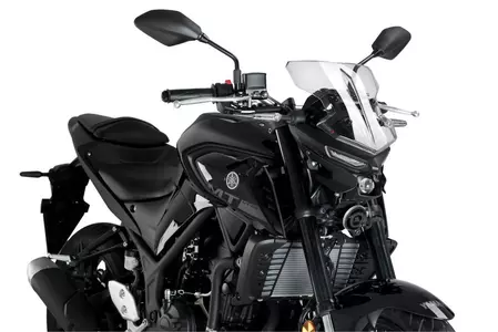 Pare-brise moto Puig Sport Nouvelle Génération pour Nakedbike transparent - 20285W
