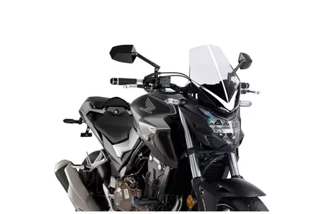 Parabrezza per moto Puig Sport New Generation per Nakedbike trasparente - 3657W