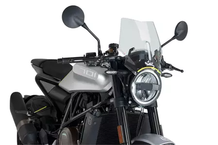 Puig Sport Nová generácia čelného skla na motorku pre Nakedbike transparentné - 9750W