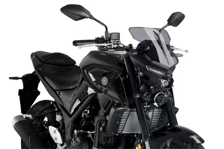 Para-brisas Puig Sport New Generation para motos Nakedbike cinzento - 20285H
