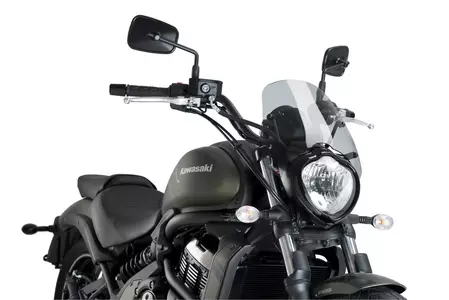 Puig Sport New Generation Motorrad Windschutzscheibe für Nakedbike grau - 3175H