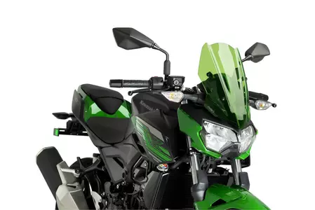 Puig Sport New Generation Motorrad-Windschutzscheibe für Nakedbike grün - 3548V