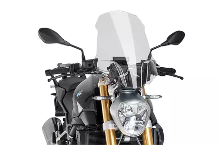 Puig Tour New Generation Motorrad-Windschutzscheibe für Nakedbike transparent - 8110W
