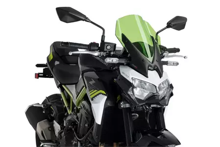Puig Tour New Generation motorcykelforrude til Nakedbike grøn - 3841V