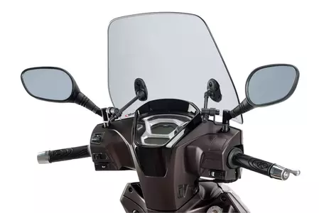 Предно стъкло за мотоциклет Puig Trafic сиво-2