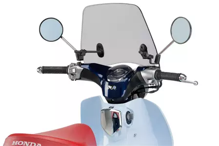 Čelní sklo na motocykl Puig Trafic šedé - 3490H