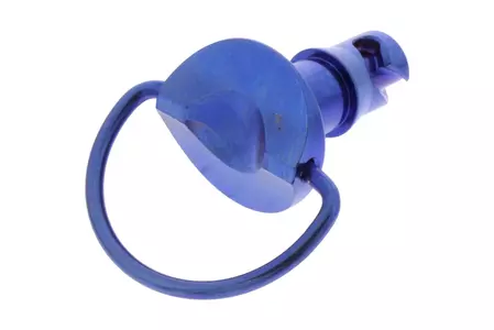 Schnellverschlussschraube Verkleidung 17 mm D-Ring blau - TIQRCLIP17B