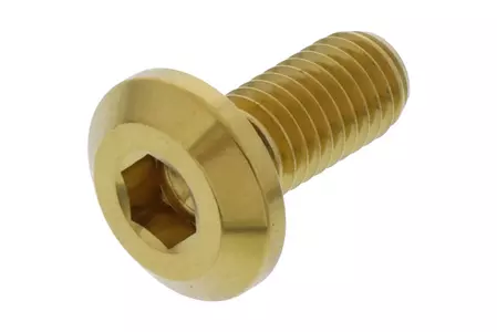 Parafuso do disco de travão JMP M8x1,25 mm comprimento 18 mm aço inoxidável dourado - LSSDISCTRIREG