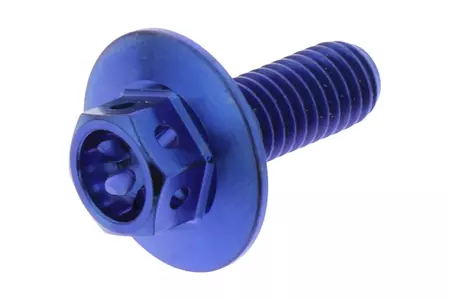 JMP vijak zobnika M10x1,25 mm dolžina 30 mm titanovo modra - TISPHO38B