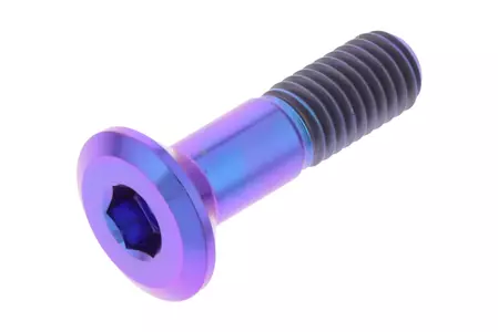 JMP tandhjulsbolt M8x1,25 mm længde 31 mm titanium violet - TISPB8P