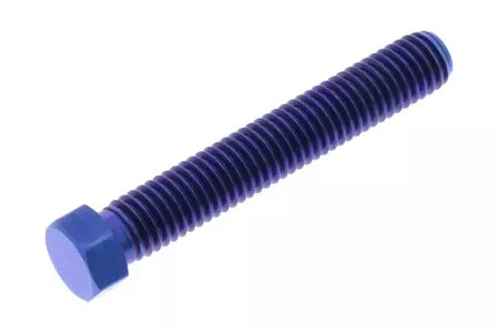 JMP vijak za nastavitev osi M8x1,25 mm dolžina 50 mm titanovo modra - TIAXLEADJ850B