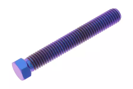 JMP asstelschroef M8x1,25 mm lengte 55 mm titanium violet - TIAXLEADJ855P