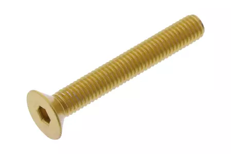 JMP skrutka so zápustnou hlavou M5x0,8 mm dĺžka 35 mm hliníková zlatá