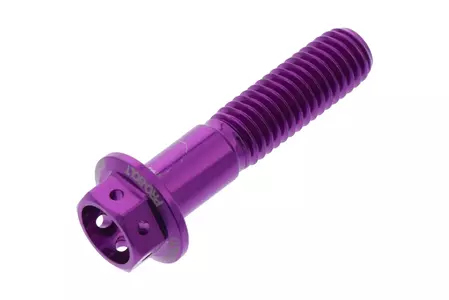 JMP šešiakampis varžtas M8x1,25 mm ilgis 35 mm aliuminis Lenktynės violetinė