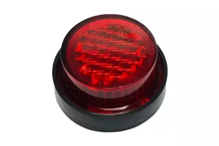 JMP-reflektor rund rød 20 mm UK-version