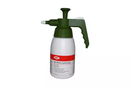 Pumpsprayflasche leer 1 Liter grün/weiß für Motorradreiniger 7142052