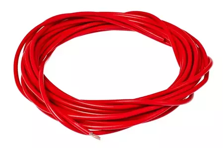 Tec fleksibelt elkabel 1,00mm 5m rød - TC010.101