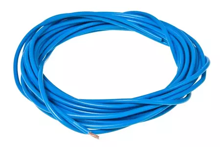 Tec fleksibelt elkabel 1,00mm 5m blå - TC010.105