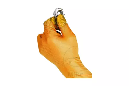 Grippaz NBR narančaste jednokratne rukavice veličina 2XL 50 kom-3