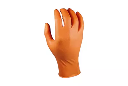 Einmalhandschuhe orange Grippaz NBR Inhalt 50 Stück Größe XL-2