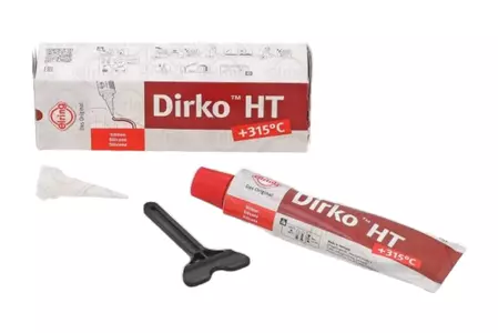 Afdichtmiddel Dirko HT 70 ml rood Azijnzuur - 705.708
