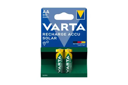 Varta oplaadbare AA Solar Blister 2 stuks. - 56736 101 402