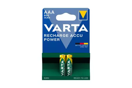 Varta rechargeable AAA Accu Power Blister 2 pcs. - 56703 101 402