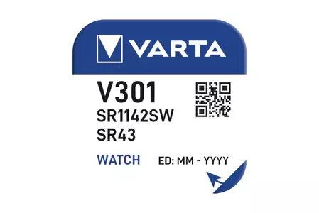 Varta V301 Silver Blister akumulators 1 gab. - 00301 101 111