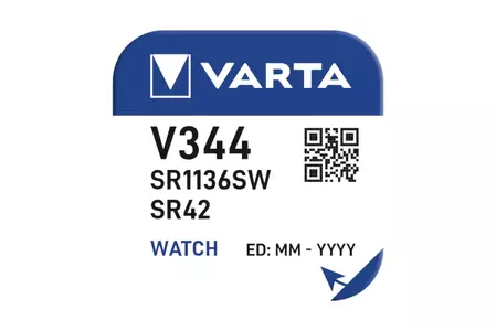 Varta V344 Silver Blister akumulators 1 gab. - 00344 101 111