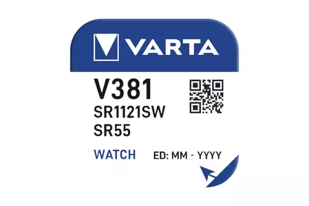 Varta V381 Silver Blister 1 μπαταρία. - 00381101111