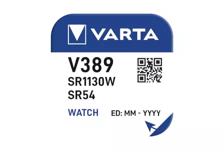 Varta V389 Silver Blister 1 batteria. - 00389 101 111