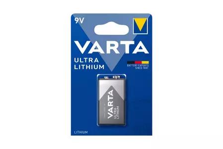 Gerätebatterie 9V Block Varta 1er Blister Ultra Lithium-Ionen - 06122 301 401