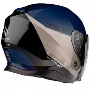 MT Helmets Thunder 3 SV Jet Xpert öppen motorcykelhjälm A17 blå/grå/svart XS-3