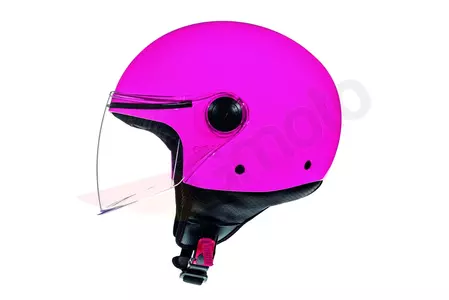MT Helmets Street Solid A8 ανοιχτό πρόσωπο κράνος μοτοσικλέτας ροζ L-2