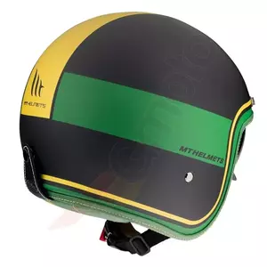 MT Helmets Le Mans 2 SV Tant C9 open face Motorradhelm schwarz/gold/grün matt XS-3