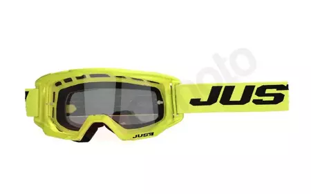 Just1 Vitro kollane fluo-mustad rist/enduro prillid-3