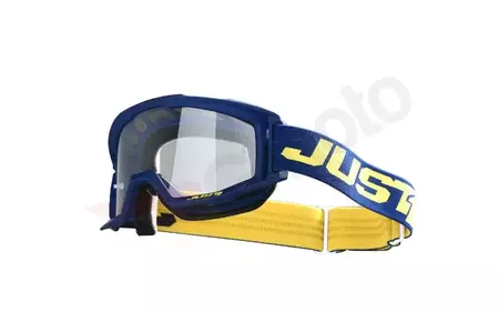 Just1 Vitro μπλε/κίτρινο σταυρό/γυαλιά enduro - GOGJUS006
