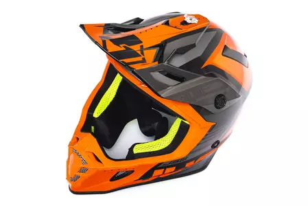 Just1 J38 Blade arancio/nero S casco moto cross/enduro-4