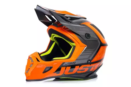 Just1 J38 Blade orange/sort M motorcykel cross/enduro-hjelm-1