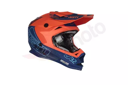 Just1 J32 Kids Vertigo blue/fluo orange YL мотоциклетна крос/ендуро каска-2