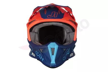 Just1 J18 Vertigo bleu/blanc/orange fluo mat XL casque moto cross/enduro-3