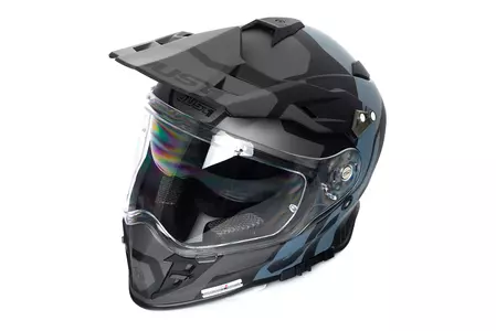 Just1 J34 Pro Tour casco moto enduro titanio/negro M-5