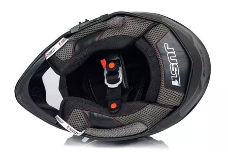 Just1 J34 Pro Tour casco moto enduro titanio/negro M-6