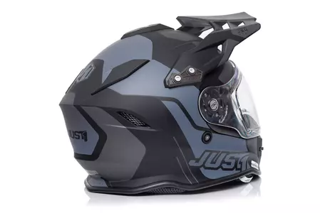 Kask motocyklowy enduro Just1 J34 Pro Tour titanium/black L-3