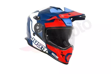 Casco moto enduro Just1 J34 Pro Tour rojo/azul L-2
