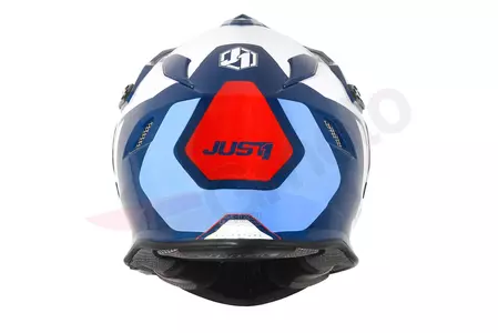 Casco moto enduro Just1 J34 Pro Tour rojo/azul L-3