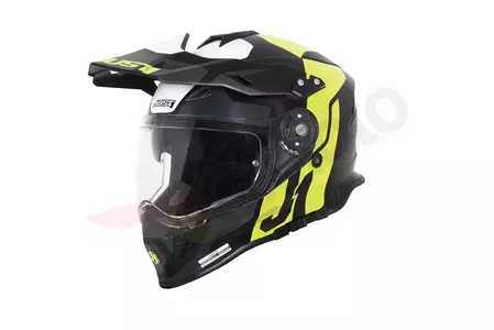 Just1 J34 Pro Tour fluo geltonas/juodas S enduro motociklininko šalmas-1